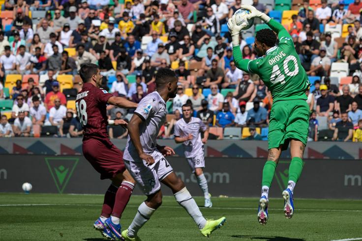 Udinese vs Torino: Super Eagles goalkeeper Okoye equals clean sheet record, secures Zebras’ Serie A future