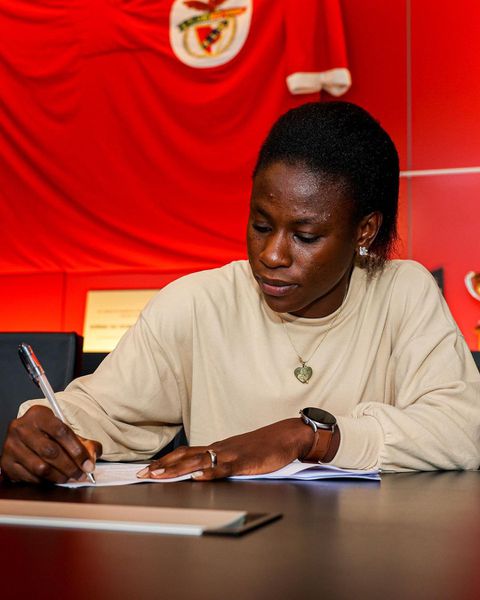 Ucheibe took to her official Instagram account to post photos to announce the contract extension.