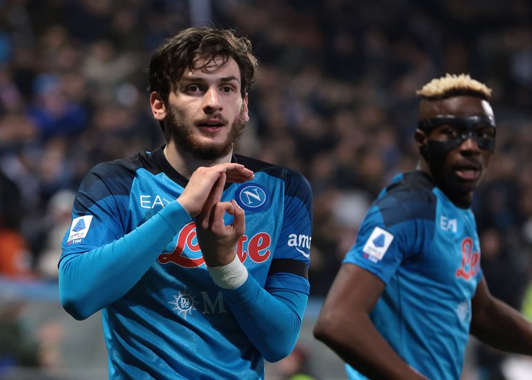 Kvaratskhelia and Victor Osimhen formed a formidable pair to fire Napoli to Serie A glory in the 2022/23 season.