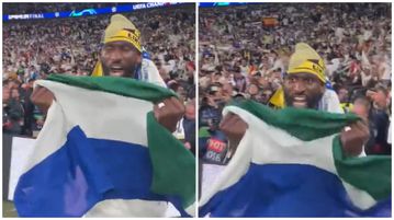 Antonio Rudiger screams 'Sierra Leone, Sierra Leone' to celebrate Real Madrid's 15th UCL title