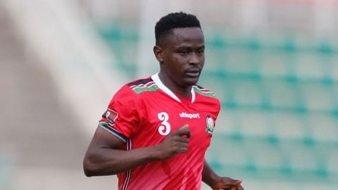 Harambee Stars defender expresses sadness over inability to host Burundi & Ivory Coast in Kenya