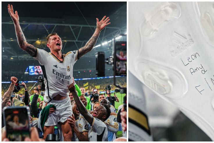 Toni Kroos bids emotional farewell to Real Madrid with unique UCL Final boots vs Dortmund