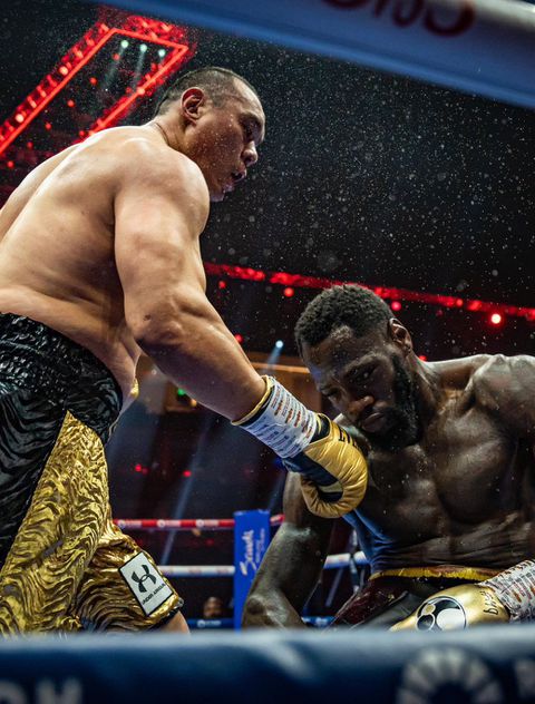 In just 5 rounds, Edo Man Deontay Wilder was knocked out by Chinese star Zhilei Zhang in Saudi Arabia.