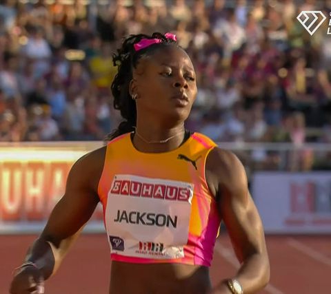 Shericka Jackson bounces back to form with convincing victory at Stockholm Diamond League