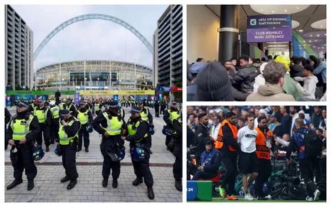 Police arrest more than 50 fans who stormed Wembley and clashed with cops during Champions League final