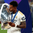 Rodrygo with the Champions League trophy || Image credit: Imago