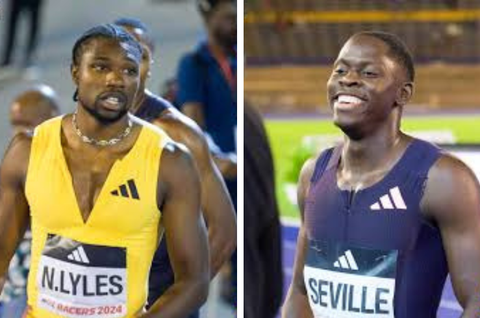 Noah Lyles fails to break targeted record as he succumbs to Oblique Seville's perfection in Kingston