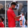Djokovic Trades Towel for Messi's Jersey