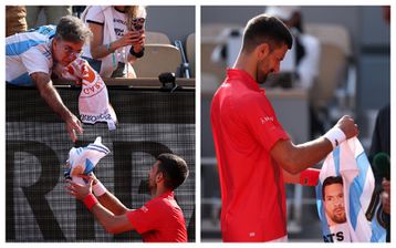 A Divine Exchange: Djokovic Trades Towel for a Lionel Messi's Argentina Jersey
