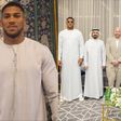 Nigerian-born boxer Anthony Joshua teams up with Ashton Hall and Fat Joe for wedding in Saudi Arabia.