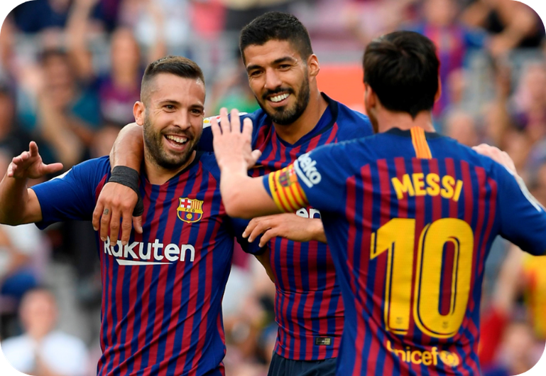 Jordi Alba and Luiz Suarez could join Messi at Inter Miami