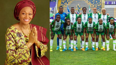 Remi Tinubu: First Lady charges Super Falcons to win 2023 FIFA Women's  World Cup - Pulse Sports Nigeria