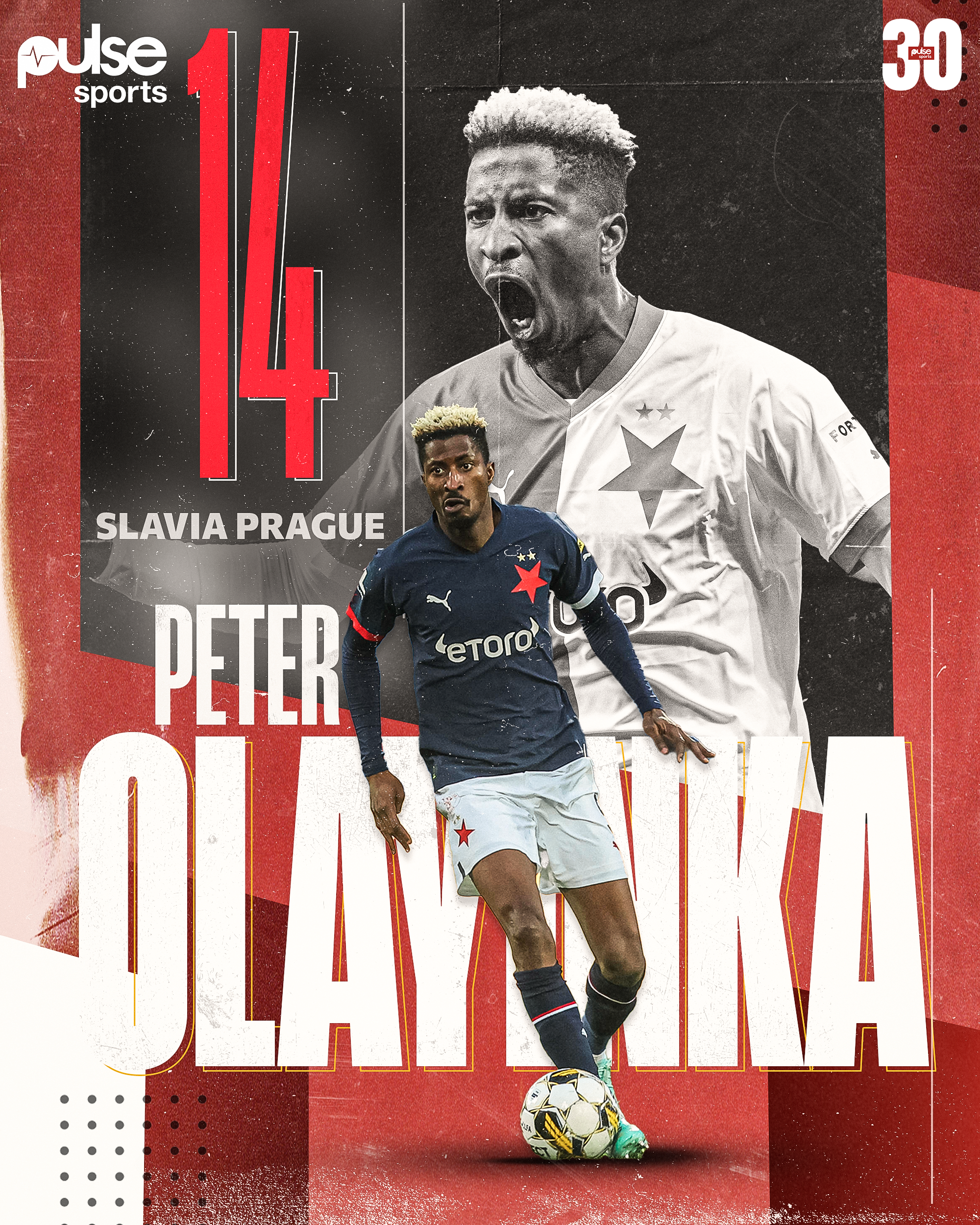Peter Olayinka score both goals to secure victory for Slavia Prague – OJB  SPORT