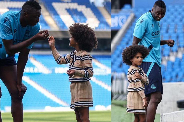 Sadiq went viral with photos of his training along with his daughter Aisha.