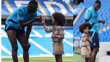 Umar Sadiq: Super Eagles star blasted as daughter Aisha does not wear Hijab