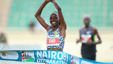 Nairobi City Marathon champion and debutant Naom Jebet pins victory on "pure luck"