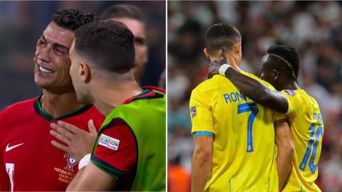 Sadio Mane reminds Ronaldo of one thing after penalty miss and tears against Slovenia