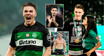 Arsenal target and Swedish goal-machine BREAKS UP with Portuguese girlfriend in desperate bid to push Premier League move