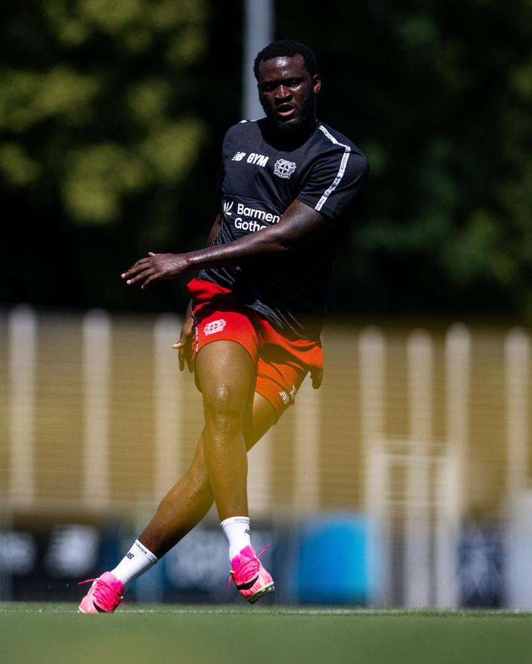 Victor Boniface is back at Bayer Leverkusen.