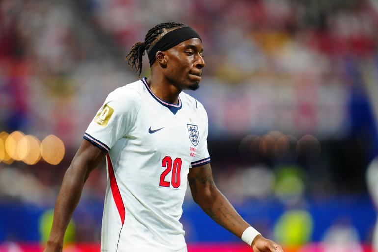 Madueke in action for England || imago
