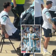 "See humbleness" - Lionel Messi’s airport security check goes VIRAL ahead of World Cup clash