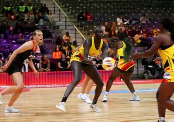 2023 Netball World Cup: The best photos from She Cranes win over Wales