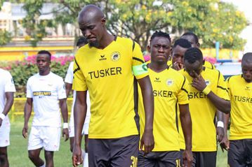 Tusker pay glowing tribute to departing veteran midfielder Humphrey Mieno