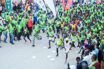 Runners paint Kasese green in Tusker Lite Mt. Rwenzori Marathon