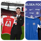 Three expensive Premier League signings this summer || Photo Credit: Chelsea/X, Arsenal/X and Man City/X