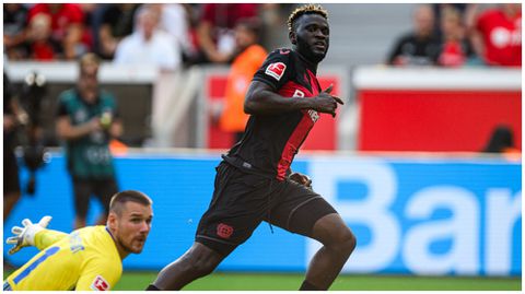 Victor Boniface: Nigerian star named 'best striker' in Bundesliga after second brace