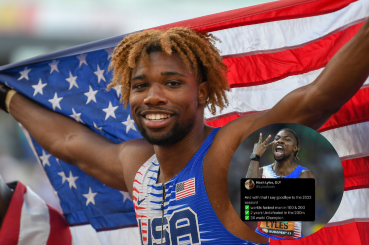 Noah Lyles: Triple world champion says goodbye to the 2023 season