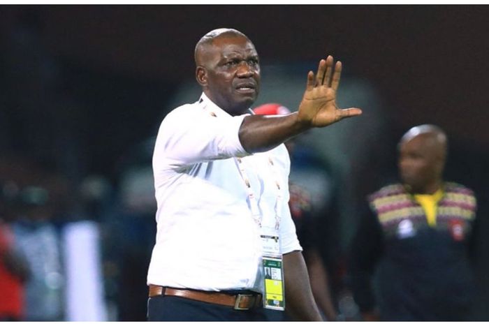Austin Eguaveon  is the interim Super Eagles boss.