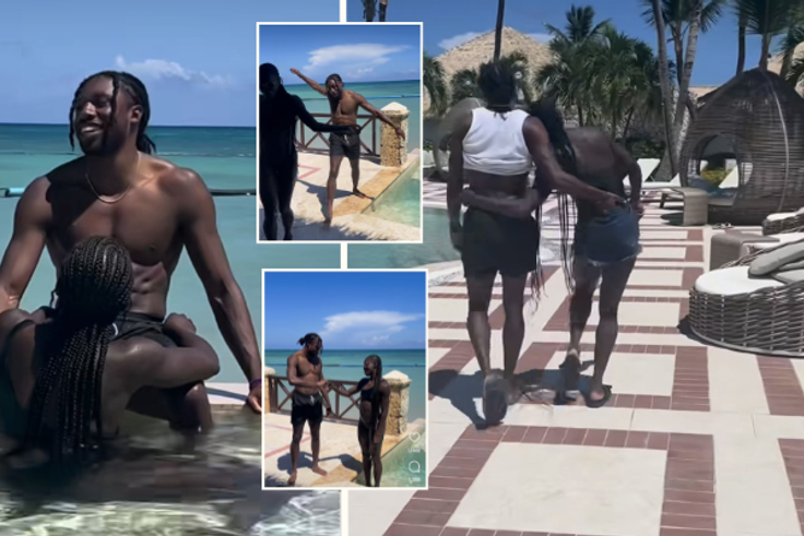 [VIDEO] - Noah Lyles spanks his favourite asset on Junelle Bromfield's body during baecation in Dominican Republic