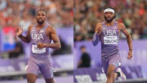 ‘Must be something in the name Noah!’-Noah Lyles hilariously reacts as namesake Malone takes silver at Paris Paralympics