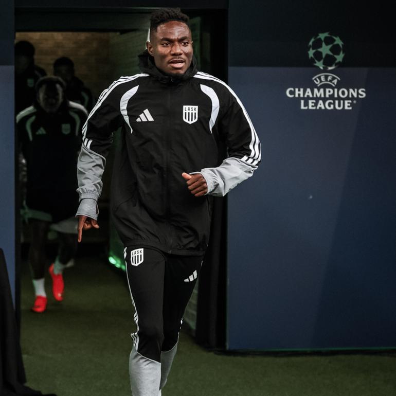 Moses Usor has been in superb form for LASK this season.