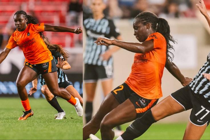 Michelle Alozie returns from red card to score 2 goals for Houston Dash against Gotham on Nigeria's Independence Day - X/Houston Dash