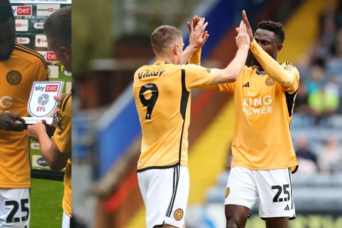 Vardy hails Ndidi in Pidgin with 'You Sabi' after the Super Eagles star bags Leicester Player of the Match award. - Image Credit - Leicester City