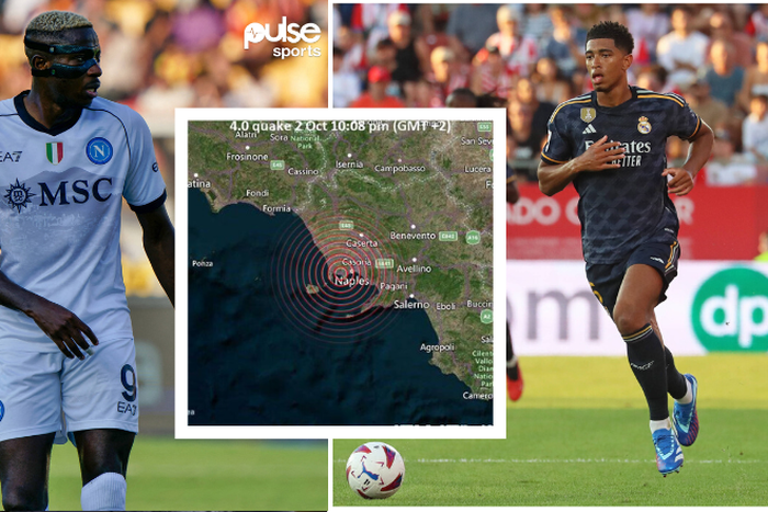 Earthquake hit 10km away from Naples ahead of Champions League tie between Real Madrid and Napoli || Collage: Pulse Sports Image credit: Imago/Volcano Discovery