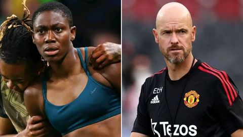 "Yeye coach" — ‘Angry’ Oshoala blasts Erik ten Hag after Man U’s stinker vs Tottenham