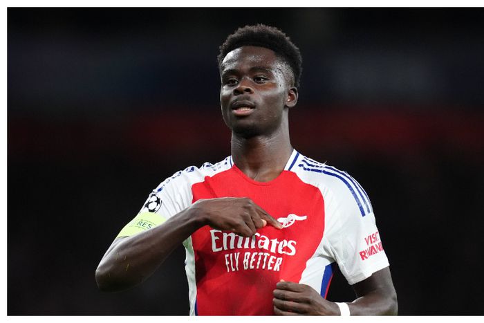Arsenal star boy Saka reveals speech he gave teammates