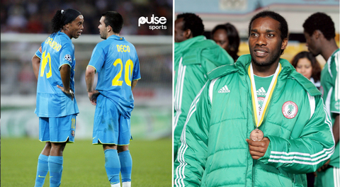 Okocha to lead Kanu, Song in African squad to face Barcelona in Nigeria