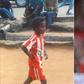 Photo of 8 year old Adeyemi playing football in Ibadan breaks internet