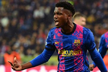 Barca's Fati dedicates goal to Aguero in Dynamo win