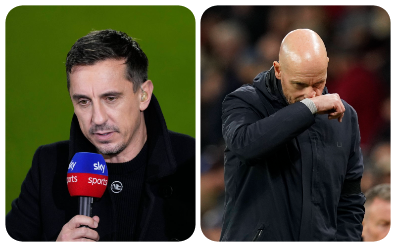 'We Know How It Ends'- Gary Neville Believes Erik Ten Hag Will Get ...