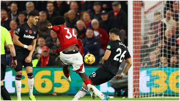 'Now sign a new contract' - Forest fans urge Super Eagles star Ola Aina after his 'thunder Balogun' strike