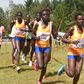 Cynthia Chepngeno claims a fiercely contested victory in the women's cross-country in Iten