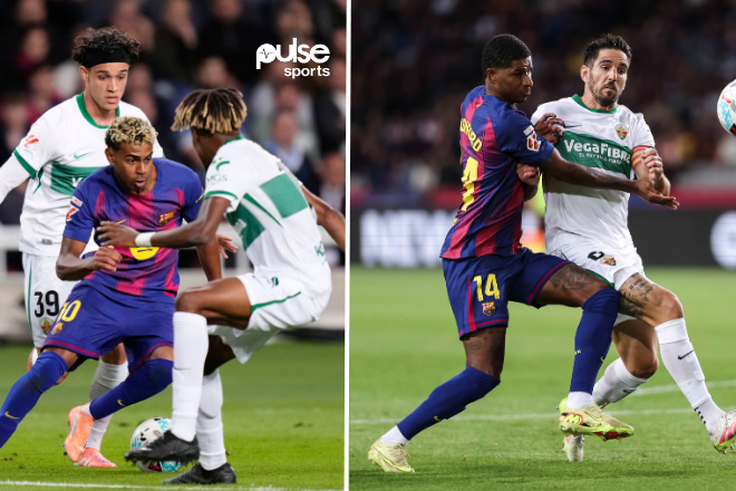 Yamal and Rashford shine against Elche || image credit: Imago