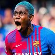 Asisat Oshoala in action for Barcelona || Getty Images