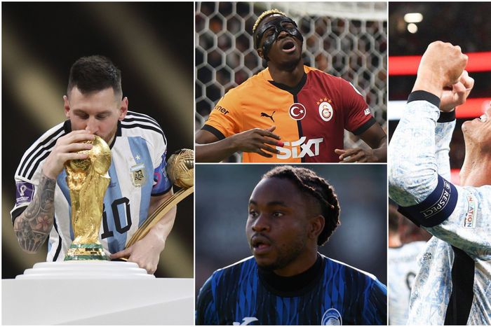Heartbreak for Lookman and Osimhen as Messi and Ronaldo lead FIFPRO 2024 men's World 11 nominations.