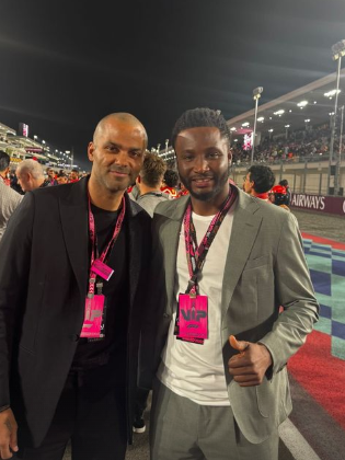 Super Eagles of Nigeria legend Mikel Obi teams up with Infantino, PSG President at the F1 Qatar Grand Prix